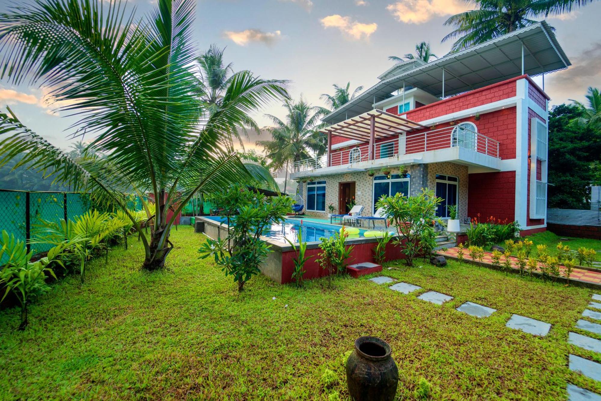 Spicy Mango Villa Elegano - Luxurious Villa Near Nagaon Beach, Alibag Eksteriør bilde